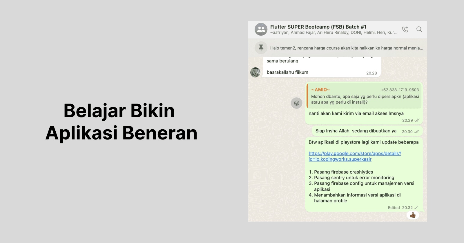 Belajar Bikin Aplikasi Beneran