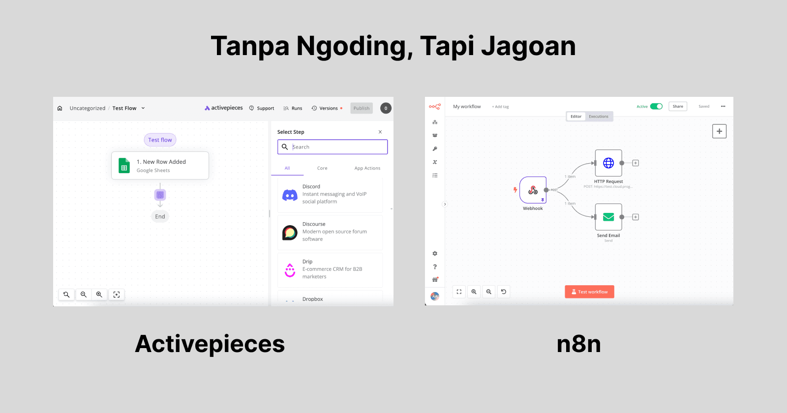 Tanpa Ngoding, Tapi Jagoan