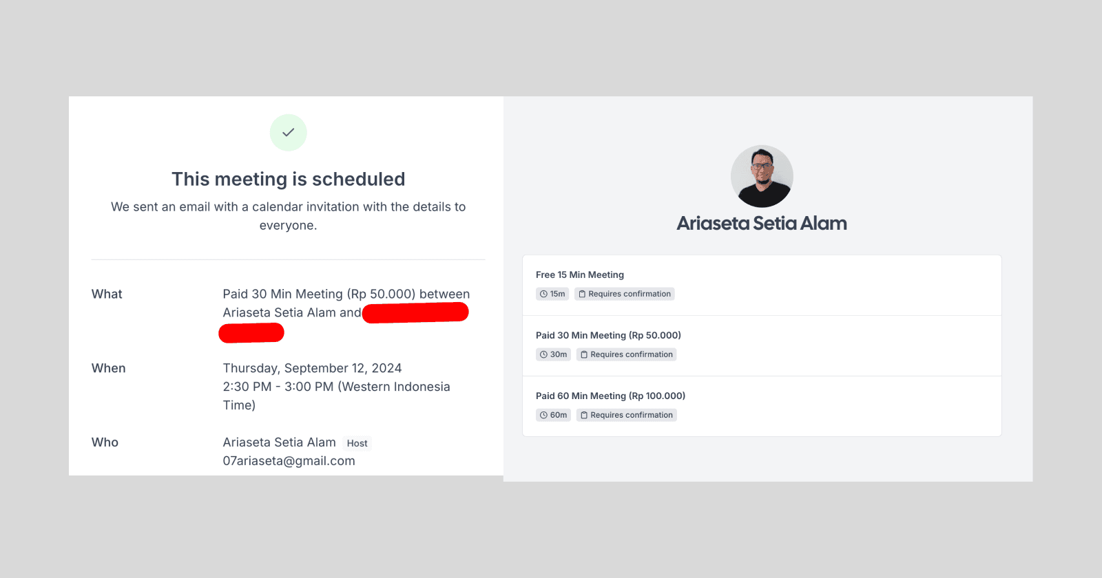 Wah dapat meet berbayar pertama, hehe